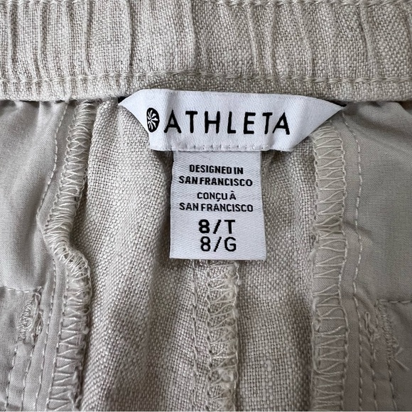 NWT. ATHLETA WOMEN’S VOYAGER LINEN PANT - Picture 6 of 12